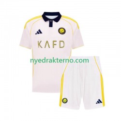 Fotballdrakt Al Nassr Barn Tredjedraktsett 2025-2026 Kortermet