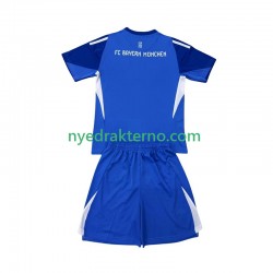 FC Bayern München Fotballdrakt Keeper Barn Bortedraktsett 2025-2026 Kortermet