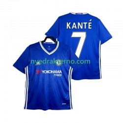 Chelsea Fotballdrakt KANTE 7 2016-2017 Retro Herre Hjemmedraktsett Kortermet
