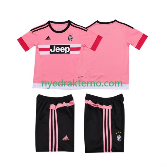 Juventus Fotballdrakt 2015 2016 Retro Barn Bortedraktsett Kortermet