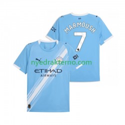 Manchester City Fotballdrakt Omar Marmoush 7 Herre Hjemmedraktsett 2025-2026 Kortermet