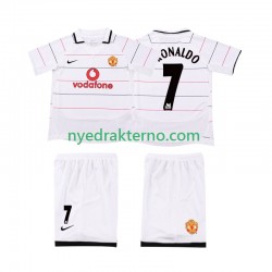 Manchester United Fotballdrakt Cristiano Ronaldo 7 2003 2005 Retro Barn Hjemmedraktsett Kortermet
