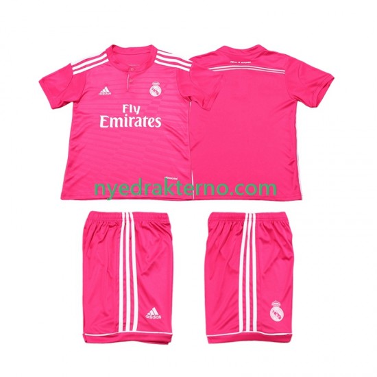 Real Madrid Fotballdrakt 2014 2015 Retro Barn Bortedraktsett Kortermet