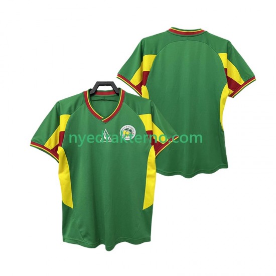 Senegal Fotballdrakt 2002 Retro Herre Bortedraktsett Kortermet