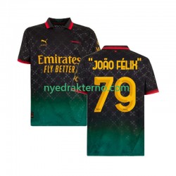 AC Milan Fotballdrakt JOAO FELIX 79 Herre Fjerdedraktsett 2024-2025 Kortermet