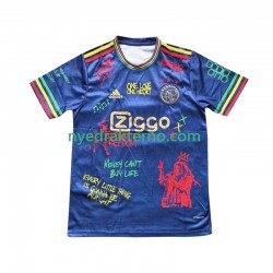 AFC Ajax Fotballdrakt Bob Marley Special Blue Herre Hjemmedraktsett 2025 Kortermet