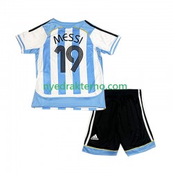 Argentina Fotballdrakt Lionel Messi 19 Retro Barn Hjemmedraktsett 2006 Kortermet