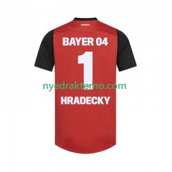 Bayer 04 Leverkusen Fotballdrakt HRADECKY 1 Herre Hjemmedraktsett 2024-2025 Kortermet