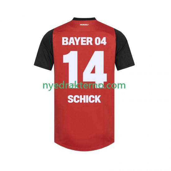 Bayer 04 Leverkusen Fotballdrakt Patrik Schick 14 Herre Hjemmedraktsett 2024-2025 Kortermet