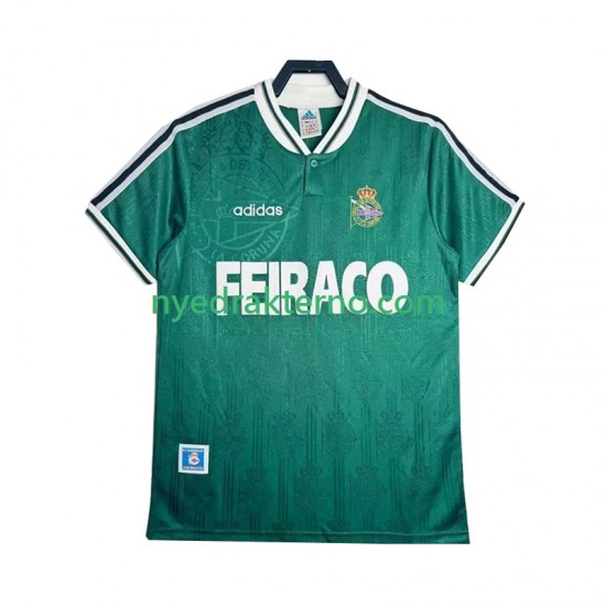 Fotballdrakt Deportivo de La Coruna Retro Herre Bortedraktsett 1999 Kortermet