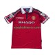 Manchester United Fotballdrakt Beckham 7 1998 Retro Herre Hjemmedraktsett 1999 Kortermet