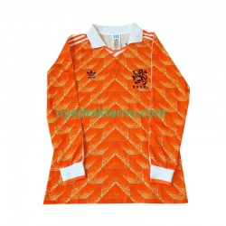 Nederland Fotballdrakt 1998 Retro Herre Hjemmedraktsett Langermet