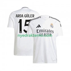 Real Madrid Fotballdrakt ARDA GuLER 15 Herre Hjemmedraktsett 2024-2025 Kortermet
