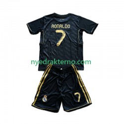Real Madrid Fotballdrakt Cristiano Ronaldo 7 2012 Retro Barn Bortedraktsett 2011 Kortermet