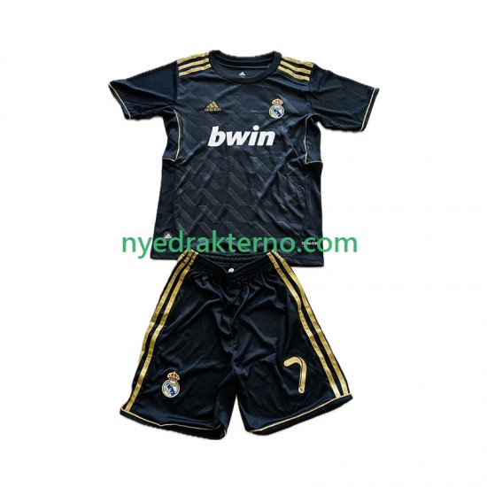 Real Madrid Fotballdrakt Cristiano Ronaldo 7 2012 Retro Barn Bortedraktsett 2011 Kortermet