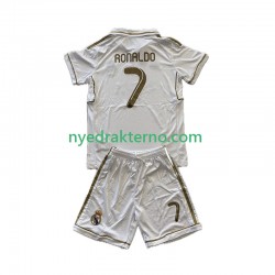 Real Madrid Fotballdrakt Cristiano Ronaldo 7 2012 Retro Barn Hjemmedraktsett 2011 Kortermet