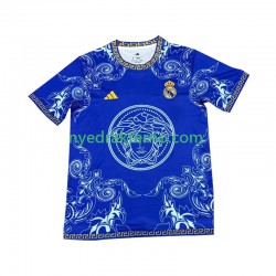 Real Madrid Fotballdrakt Versace Blue Edition Herre Hjemmedraktsett 2024-2025 Kortermet