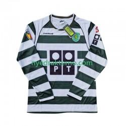 Sporting CP Fotballdrakt Cristiano Ronaldo 28 2001 2003 Retro Herre Hjemmedraktsett Langermet