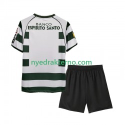 Sporting CP Fotballdrakt 2001 2003 Retro Barn Hjemmedraktsett Kortermet
