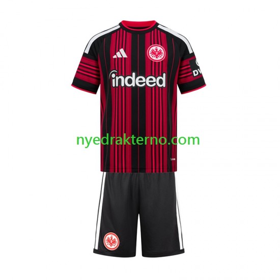 Eintracht Frankfurt Fotballdrakt Barn Hjemmedraktsett 2026-2027 Kortermet