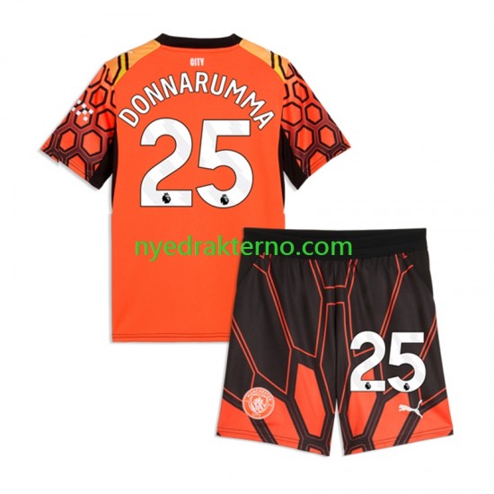 Manchester City Fotballdrakt Gianluigi Donnarumma Keeper Barn Tredjedraktsett 2026-2027 Kortermet