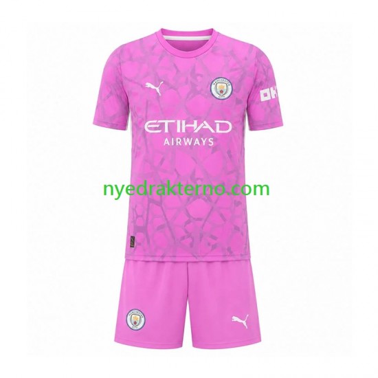 Manchester City Fotballdrakt Keeper Barn Bortedraktsett 2026-2027 Kortermet