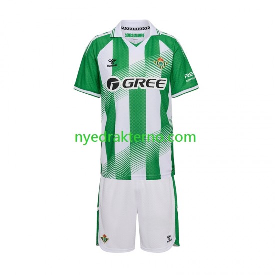Real Betis Fotballdrakt Barn Hjemmedraktsett 2026-2027 Kortermet