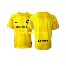 Inter Milan Fotballdrakt Keeper Herre Bortedraktsett 2022-2023 Kortermet