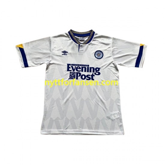 Leeds United Fotballdrakt Retro Herre Hjemmedraktsett 1991-1992 Kortermet