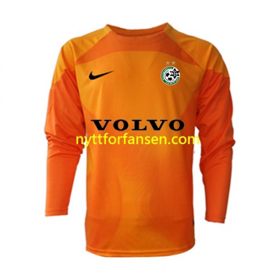 Maccabi Haifa Fotballdrakt Keeper Herre Bortedraktsett 2022-2023 Langermet