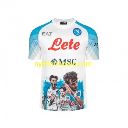 Napoli Fotballdrakt Face Game Kvaratskhelia 77 Herre Hjemmedraktsett 2022-2023 Kortermet