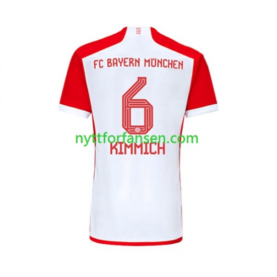 FC Bayern München Fotballdrakt Joshua Kimmich 6 Herre Hjemmedraktsett 2023-2024 Kortermet