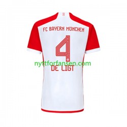 FC Bayern München Fotballdrakt Matthijs de Ligt 4 Herre Hjemmedraktsett 2023-2024 Kortermet