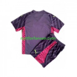 Manchester City Fotballdrakt Keeper Barn Bortedraktsett 2023-2024 Kortermet