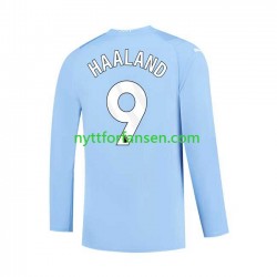 Manchester City Fotballdrakt Haaland 9 Herre Hjemmedraktsett 2023-2024 Langermet