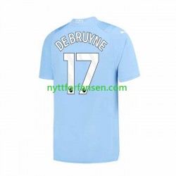 Manchester City Fotballdrakt Kevin De Bruyne 17 Herre Hjemmedraktsett 2023-2024 Kortermet