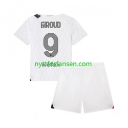 AC Milan Fotballdrakt Olivier Giroud 9 Barn Bortedraktsett 2023-2024 Kortermet