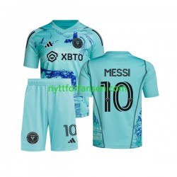 Inter Miami Fotballdrakt Lionel Messi 10 Special Barn Hjemmedraktsett 2023-2024 Kortermet