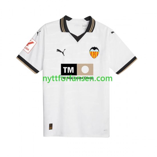 Valencia CF Fotballdrakt Herre Hjemmedraktsett 2023-2024 Kortermet