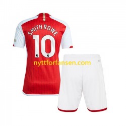 Arsenal Fotballdrakt Smith Rowe 10 Barn Hjemmedraktsett 2023-2024 Kortermet