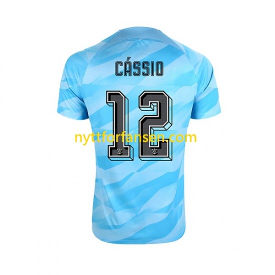Corinthians Fotballdrakt Cassio 12 Keeper Herre Hjemmedraktsett 2023-2024 Kortermet