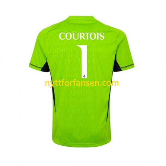 Real Madrid Fotballdrakt Thibaut Courtois 1 Keeper Herre Hjemmedraktsett 2023-2024 Kortermet