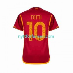 AS Roma Fotballdrakt Totti 10 Herre Hjemmedraktsett 2023-2024 Kortermet