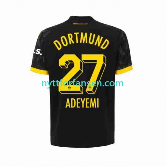 Borussia Dortmund Fotballdrakt Karim Adeyemi 27 Herre Bortedraktsett 2023-2024 Kortermet