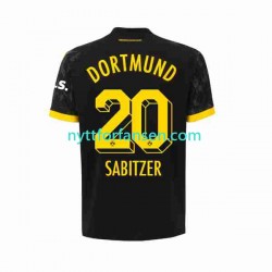 Borussia Dortmund Fotballdrakt Marcel Sabitzer 20 Herre Bortedraktsett 2023-2024 Kortermet