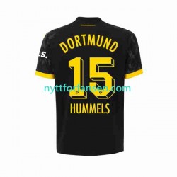 Borussia Dortmund Fotballdrakt Mats Hummels 15 Herre Bortedraktsett 2023-2024 Kortermet