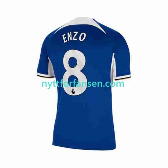 Chelsea Fotballdrakt Enzo Fernandez 8 Herre Hjemmedraktsett 2023-2024 Kortermet