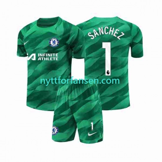 Chelsea Fotballdrakt Robert Sanchez 1 Keeper Barn Tredjedraktsett 2023-2024 Kortermet