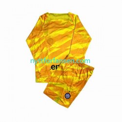 Inter Milan Fotballdrakt Keeper Barn Hjemmedraktsett 2023-2024 Langermet