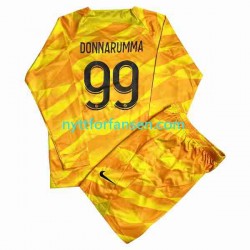 Paris Saint-Germain Fotballdrakt DONNARUMMA 99 Keeper Barn Bortedraktsett 2023-2024 Langermet